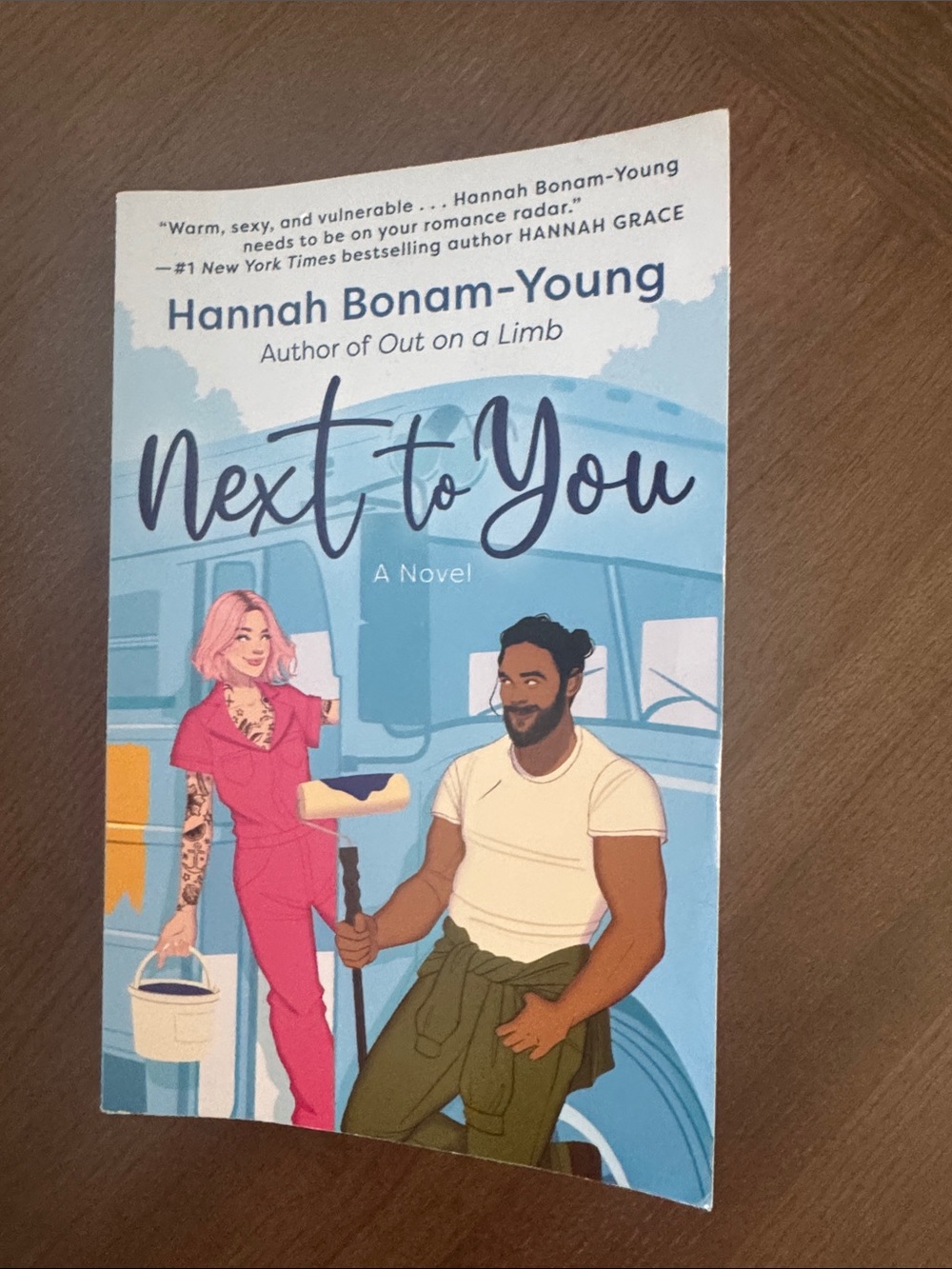 Next to You by Hannah Bonam-Young - Light Blue & Pink Cover